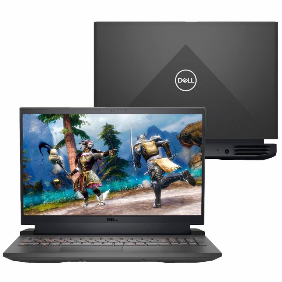 Notebook Gamer Dell NVIDIA GeForce RTX 3050 Core i5-12500H 8GB 512GB SSD Tela Full HD 15.6” Windows 11 G15-i1200-A20P