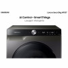 Lava e Seca Samsung WD13T 3 em 1 Inox Look com Ecobubble, Lavagem Inteligente e Função QuickDrive WD13T704DBX – 13 kg 